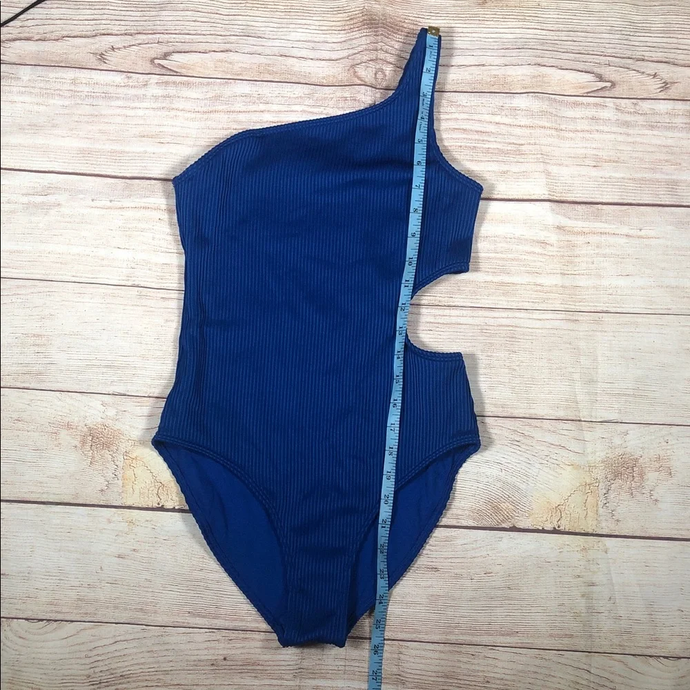 abercrombie kids‎ One-Shoulder Cutout One-Piece Swimsuit - Navy